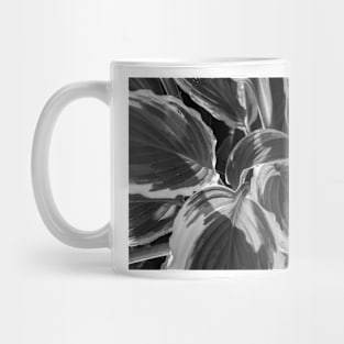 Hosta Leaves In The Rain 9 Mug